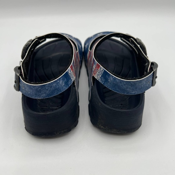 BIRKENSTOCK BIRKIS'S Sandals Stars & Stripes USA Flag Size EU29 - Picture 4 of 10
